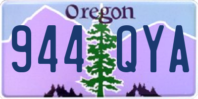 OR license plate 944QYA