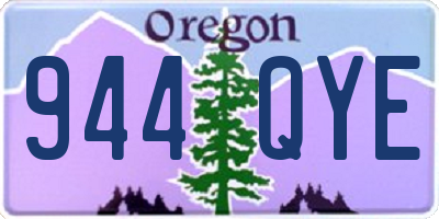 OR license plate 944QYE