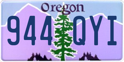 OR license plate 944QYI