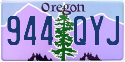 OR license plate 944QYJ