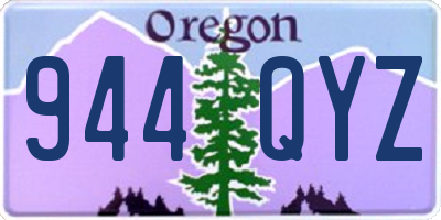 OR license plate 944QYZ