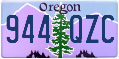 OR license plate 944QZC