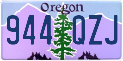 OR license plate 944QZJ