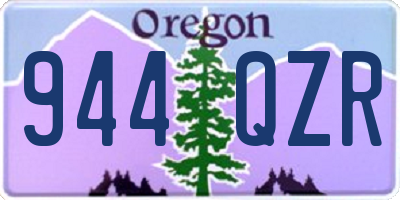 OR license plate 944QZR