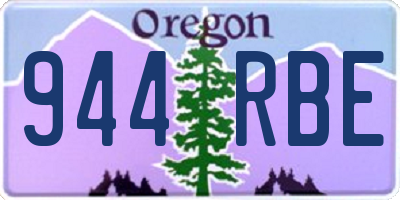 OR license plate 944RBE