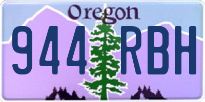 OR license plate 944RBH