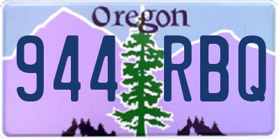 OR license plate 944RBQ