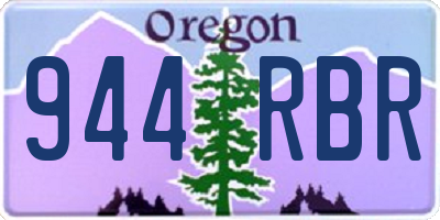 OR license plate 944RBR