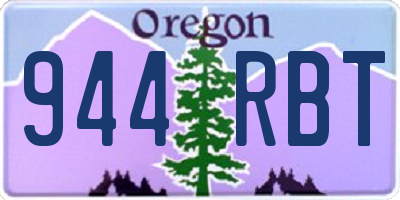 OR license plate 944RBT
