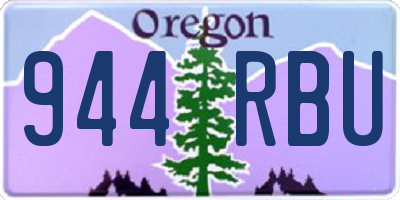 OR license plate 944RBU