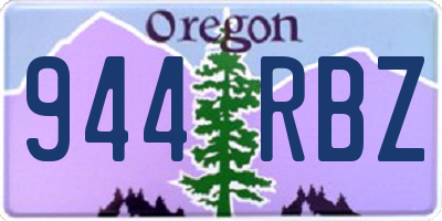 OR license plate 944RBZ