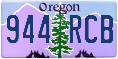 OR license plate 944RCB