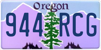 OR license plate 944RCG
