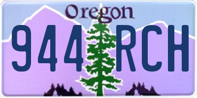 OR license plate 944RCH