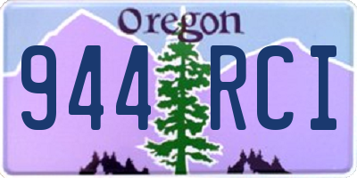 OR license plate 944RCI