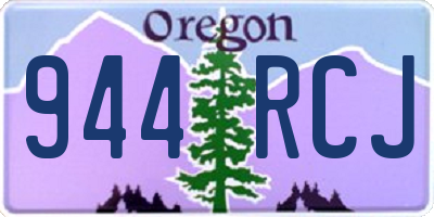 OR license plate 944RCJ