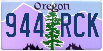 OR license plate 944RCK