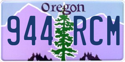 OR license plate 944RCM