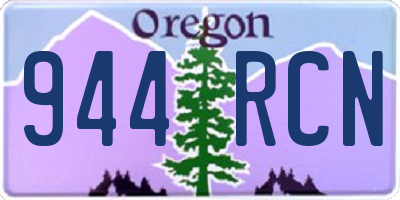 OR license plate 944RCN