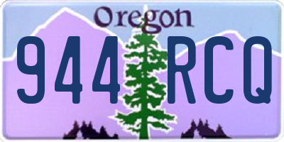OR license plate 944RCQ