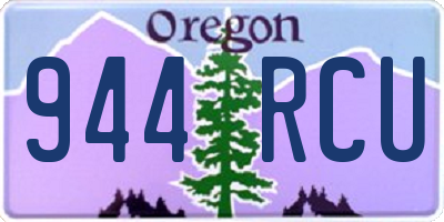 OR license plate 944RCU