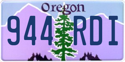 OR license plate 944RDI