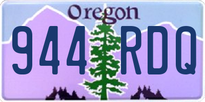 OR license plate 944RDQ