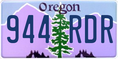 OR license plate 944RDR