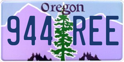 OR license plate 944REE