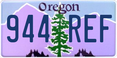 OR license plate 944REF