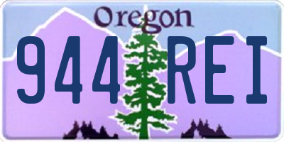 OR license plate 944REI
