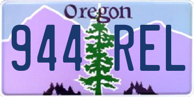 OR license plate 944REL