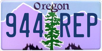 OR license plate 944REP