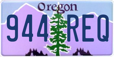 OR license plate 944REQ