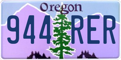 OR license plate 944RER