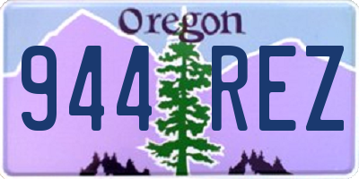 OR license plate 944REZ
