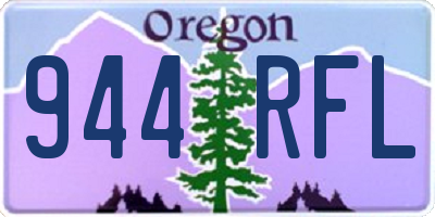 OR license plate 944RFL