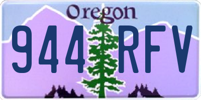 OR license plate 944RFV