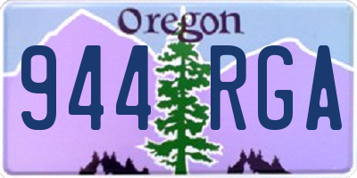 OR license plate 944RGA