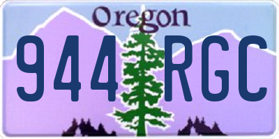 OR license plate 944RGC