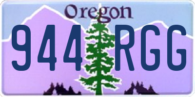 OR license plate 944RGG