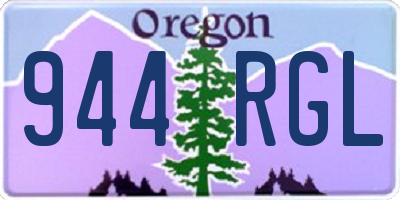 OR license plate 944RGL