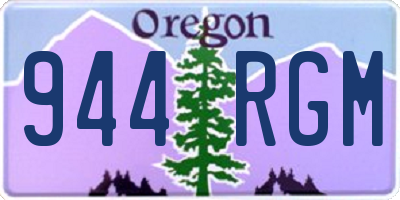 OR license plate 944RGM
