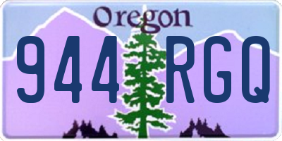 OR license plate 944RGQ