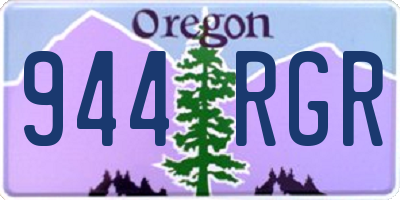 OR license plate 944RGR