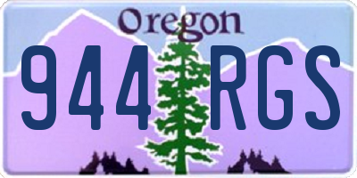 OR license plate 944RGS