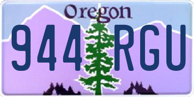 OR license plate 944RGU