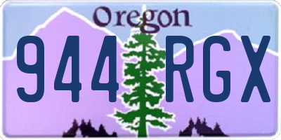 OR license plate 944RGX