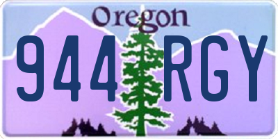 OR license plate 944RGY