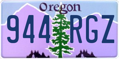 OR license plate 944RGZ
